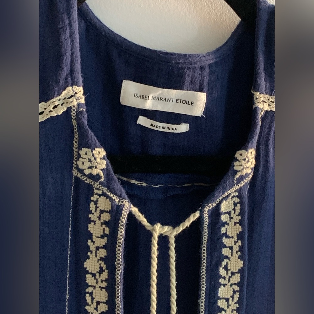 Isabel Marant Blue Mini Dress - Picture 3 of 5